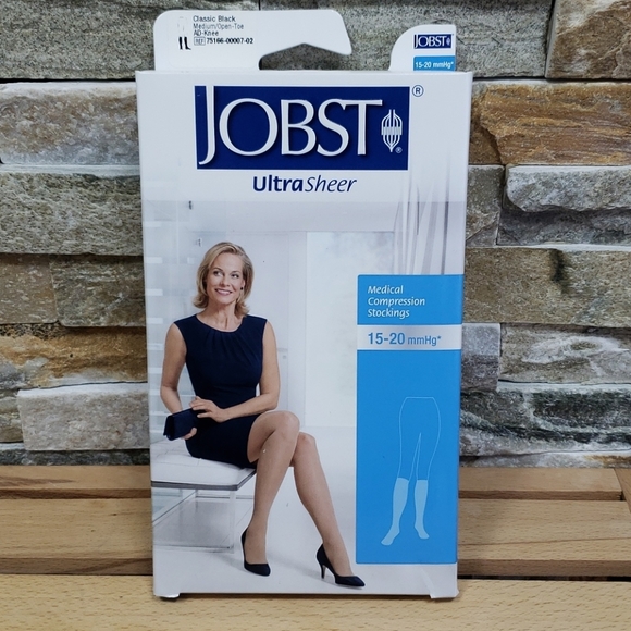 JOBST Compression Stockings 15-20mmHg Open Toe - Picture 3 of 5